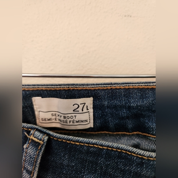 Gap Sexy Boot Cut Jeans 27 Long - Picture 3 of 4